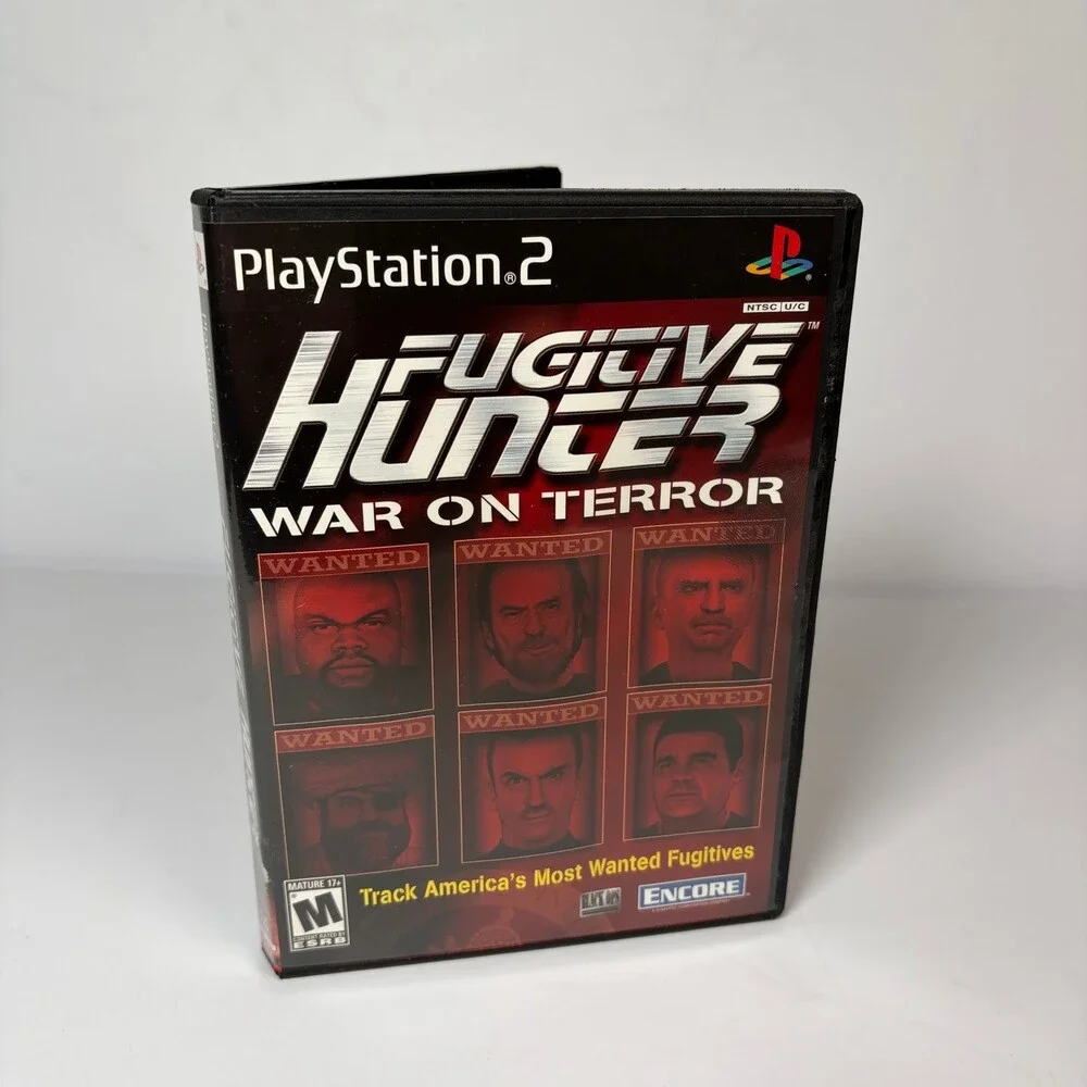 Fugitive Hunter War On Terror PlayStation 2 PS2 Video Game Shooter Complete CIB
